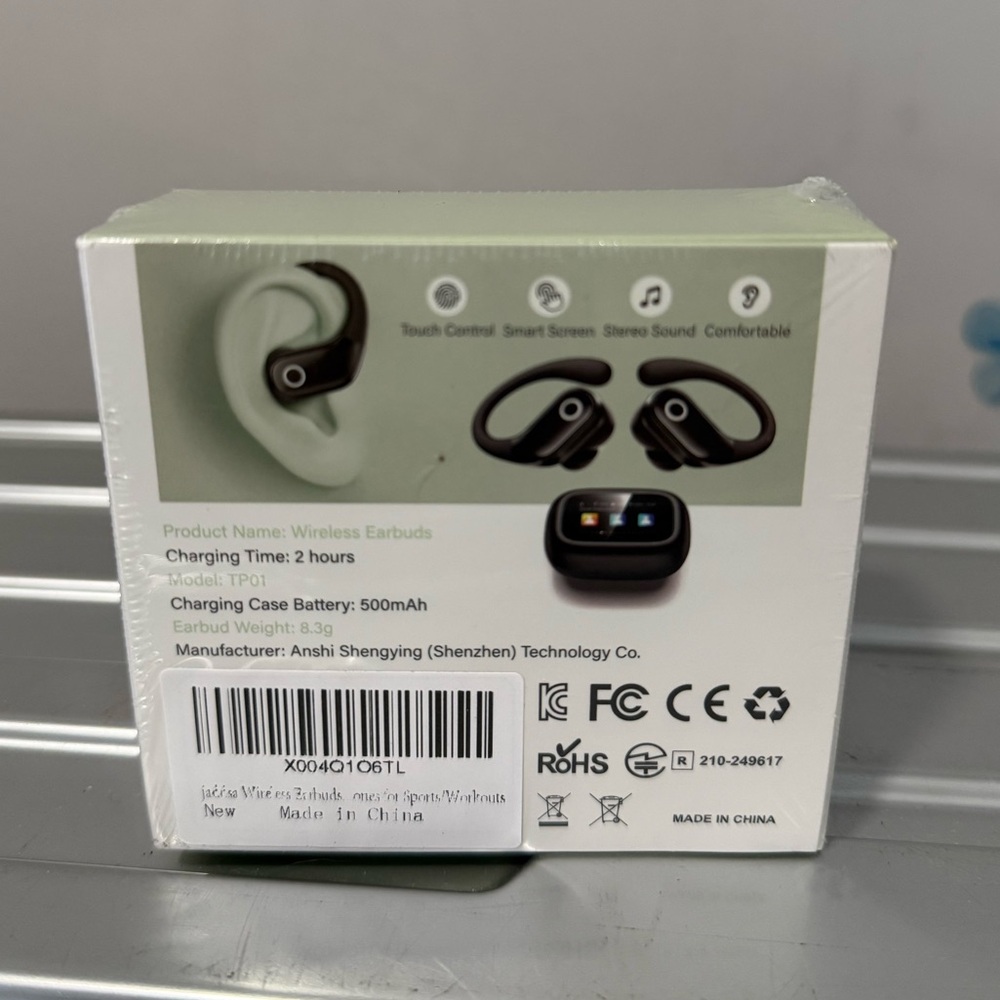 Wireless Earbuds, Bluetooth 5.4 with Multifunctional Touch Scr